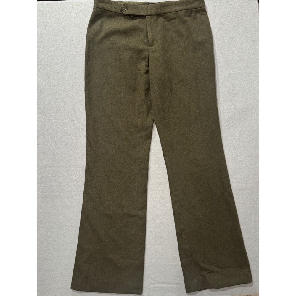 Ralph Lauren Olive Green Straight Leg Pants